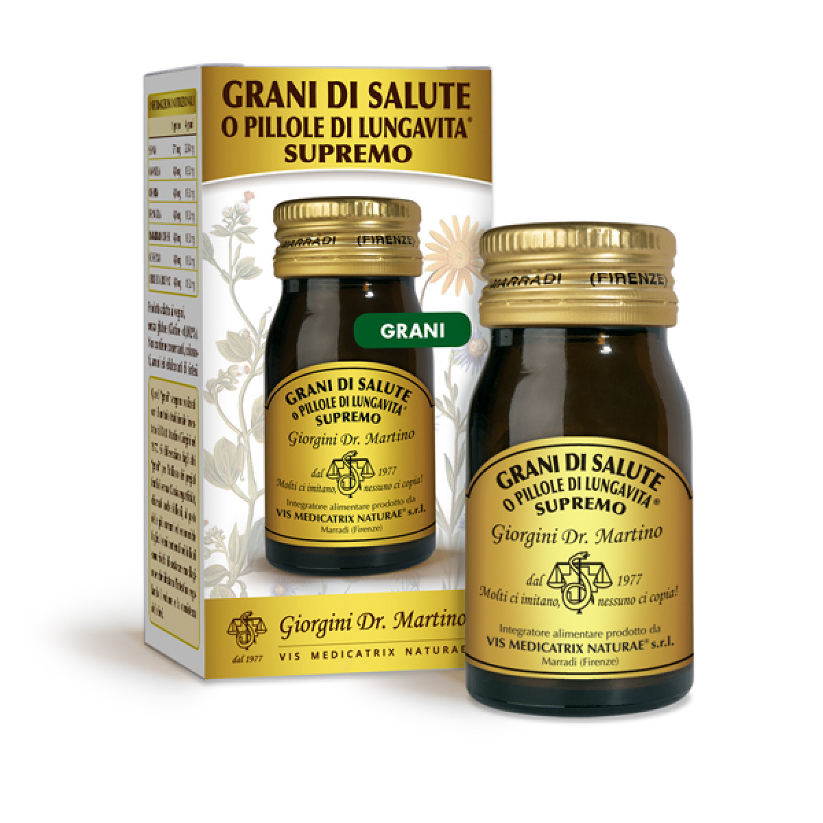 GRANI DI SALUTE DI LUNGAVITA SUPREMO 50 GRANI 30G