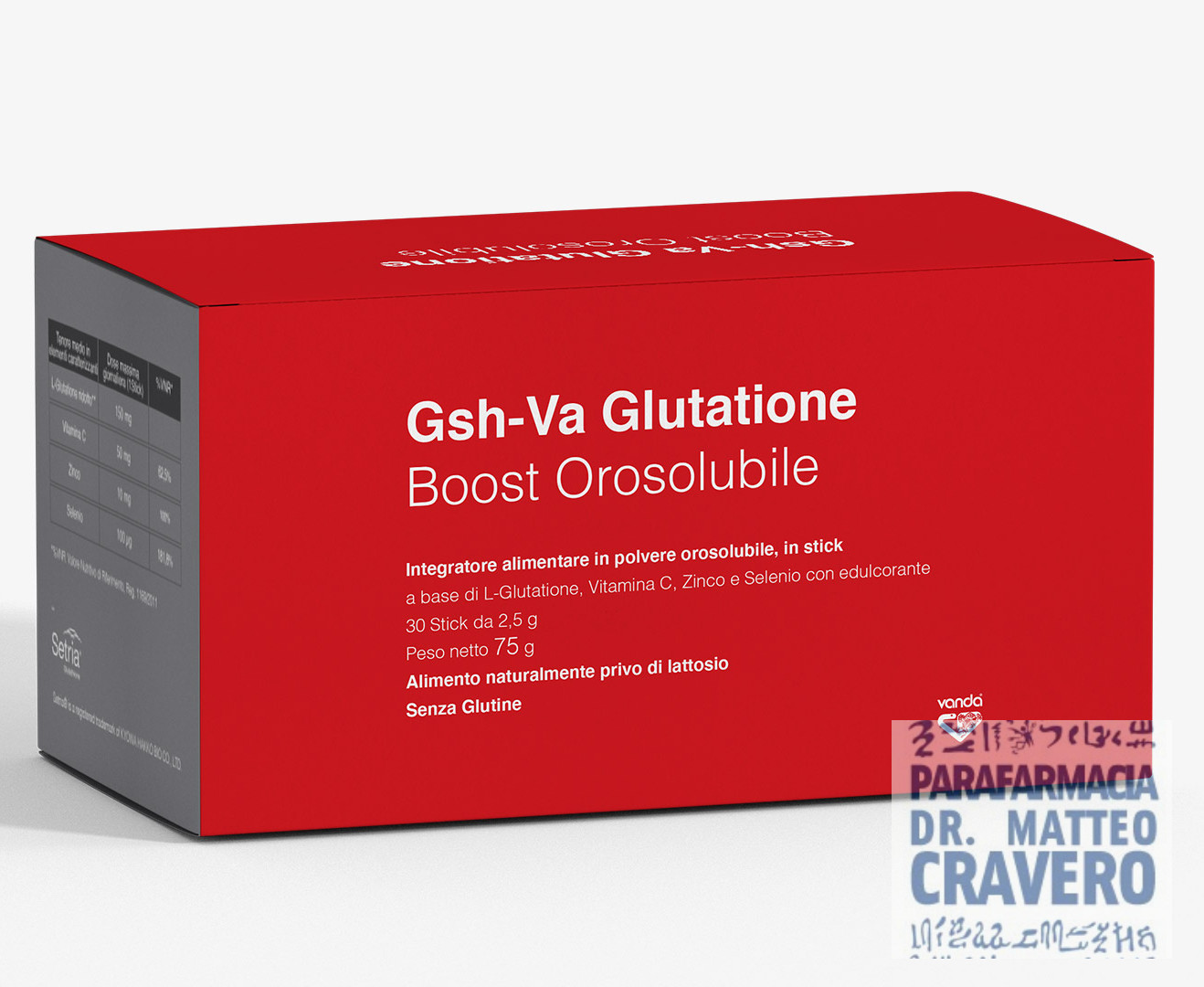 GSH-VA GLUTATIONE BOOST 30 STICK OROSOLUBILE