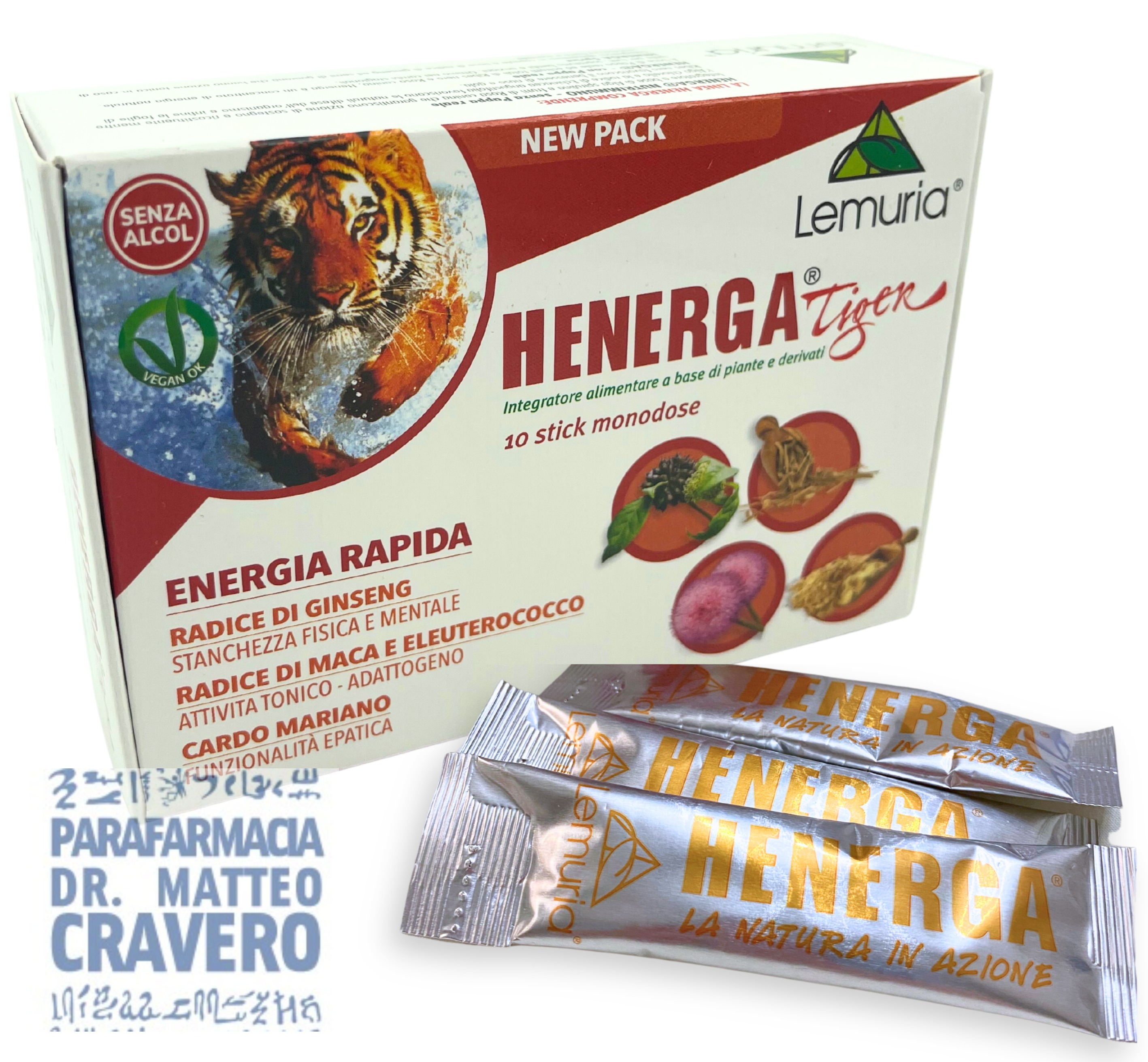 HENERGA TIGER 10 FLACONCINI 10ML