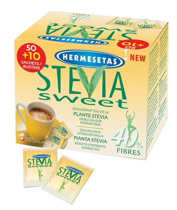 HERMESETAS STEVIA 50+10BUSTINE