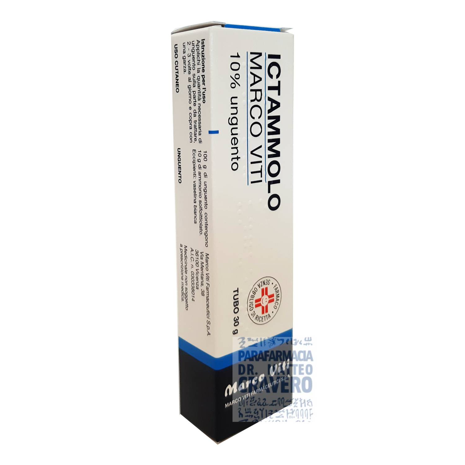 Ictammolo mv 10% unguento 30g