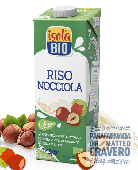 ISOLA BIO RISO NOCCIOLA DRINK 250ML
