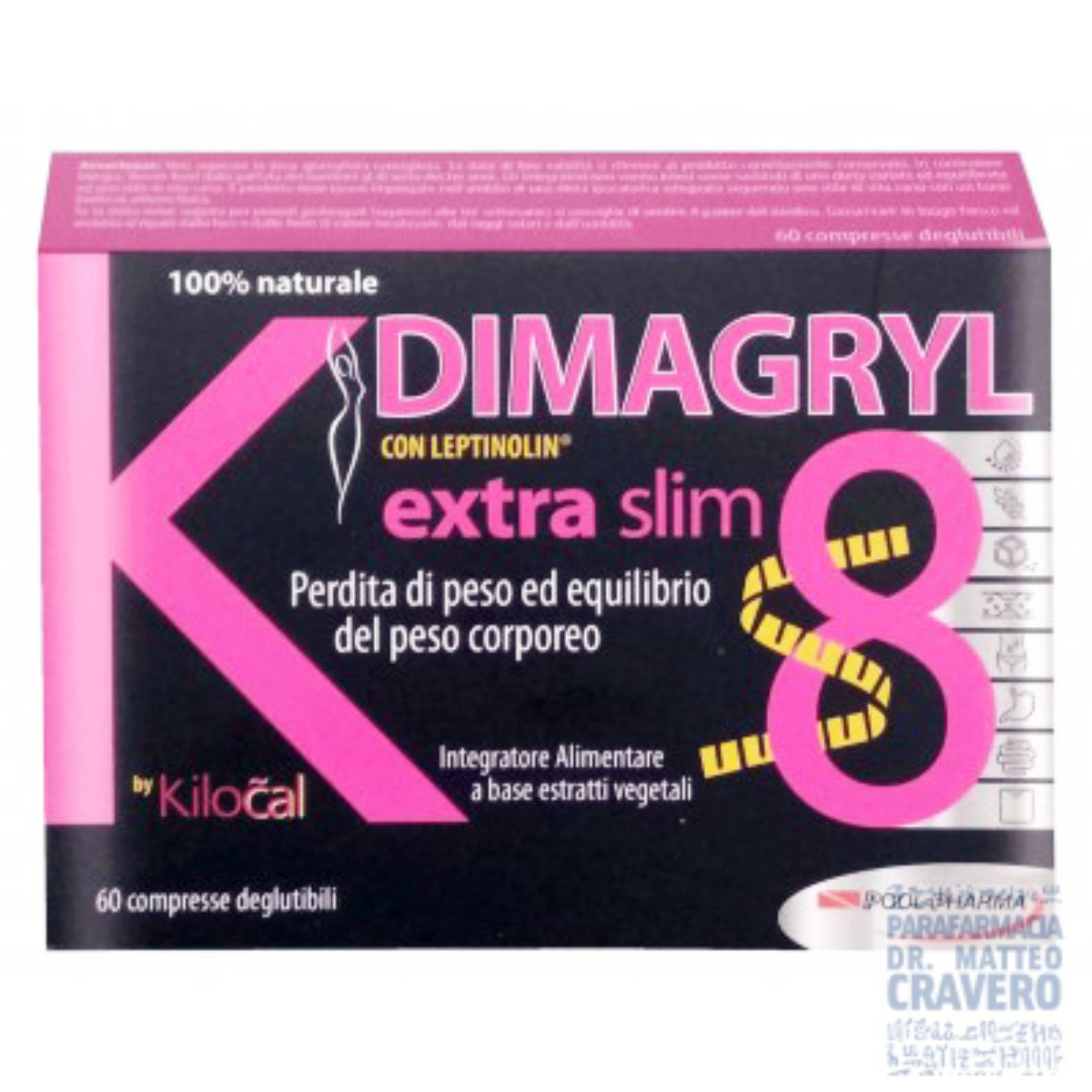 Kilocal Dimagryl extra slim 60 compresse