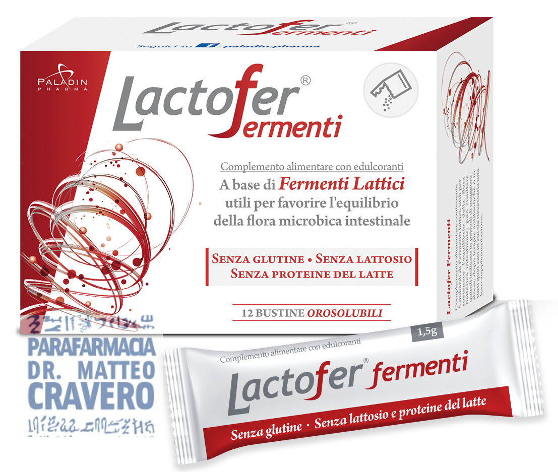 LACTOFER FERMENTI 12 bustine orosolubili
