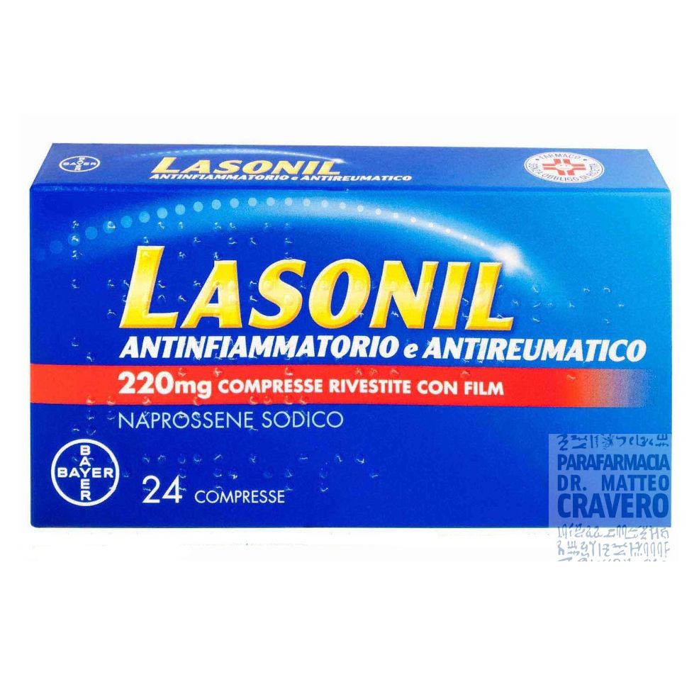Lasonil 24 compresse rivestite 220mg