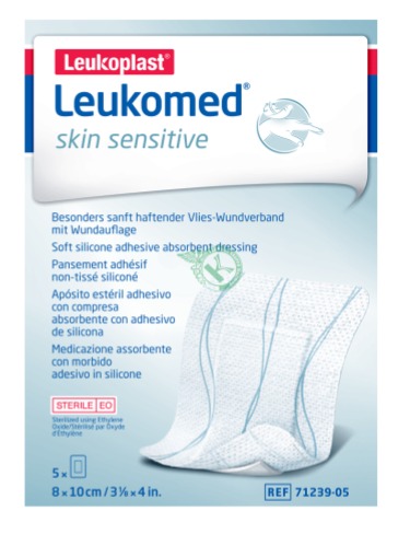 LEUKOMED SKIN SENSITIVE  8 X 10 CM