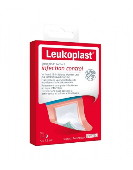 LEUKOMED SORBACT 5 X 7,2 CM