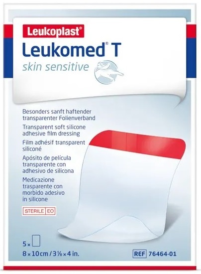 LEUKOMED T SKIN SENSITIVE 8 X 10 CM