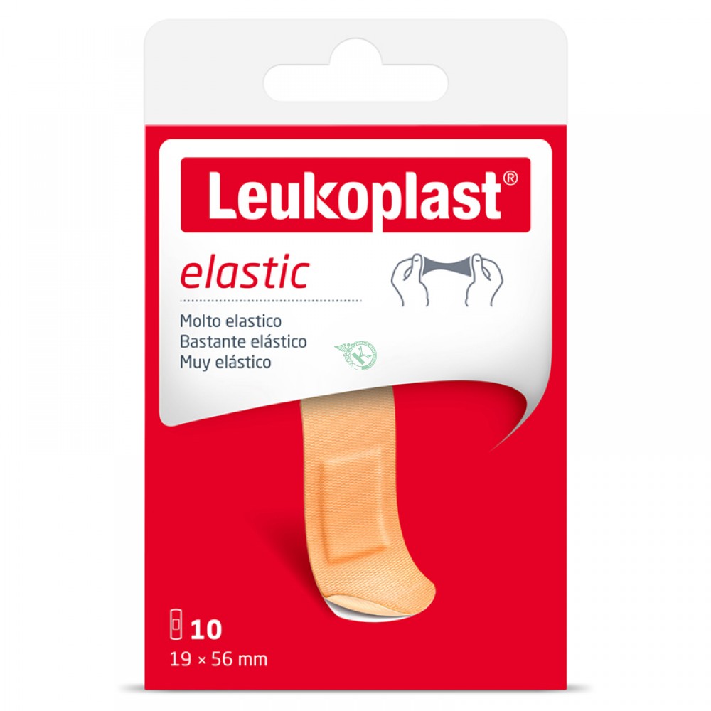 LEUKOPLAST ELASTIC 56 X 19 CM 10 PEZZI