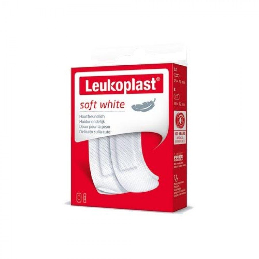 LEUKOPLAST SOFT WHITE 10 PEZZI X 10 X 6 CM