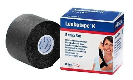 LEUKOTAPE K TAPING 5 X 500 CM NERO