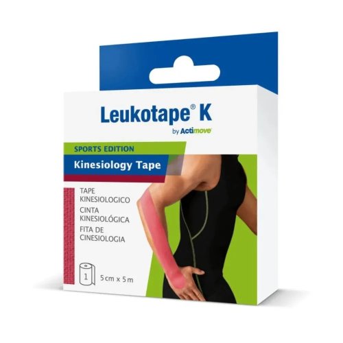 LEUKOTAPE K TAPING 5 X 500 CM ROSA