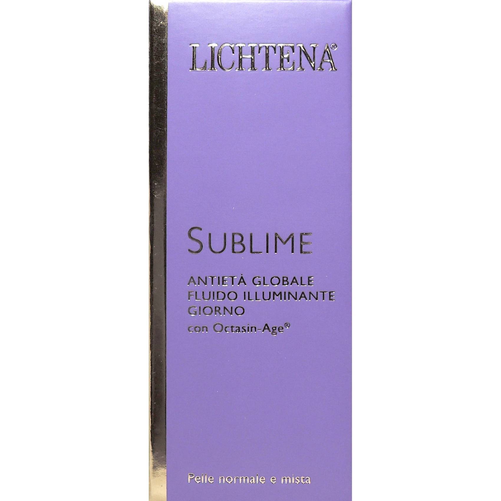 Lichtena Sublime Antietà Globale Fluido Illuminante Giorno 50 ml