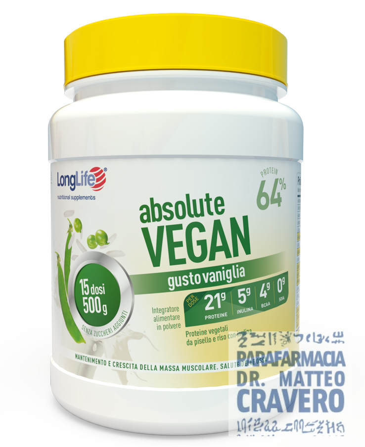 LONGLIFE ABSOLUTE VEGAN 500 Grammi