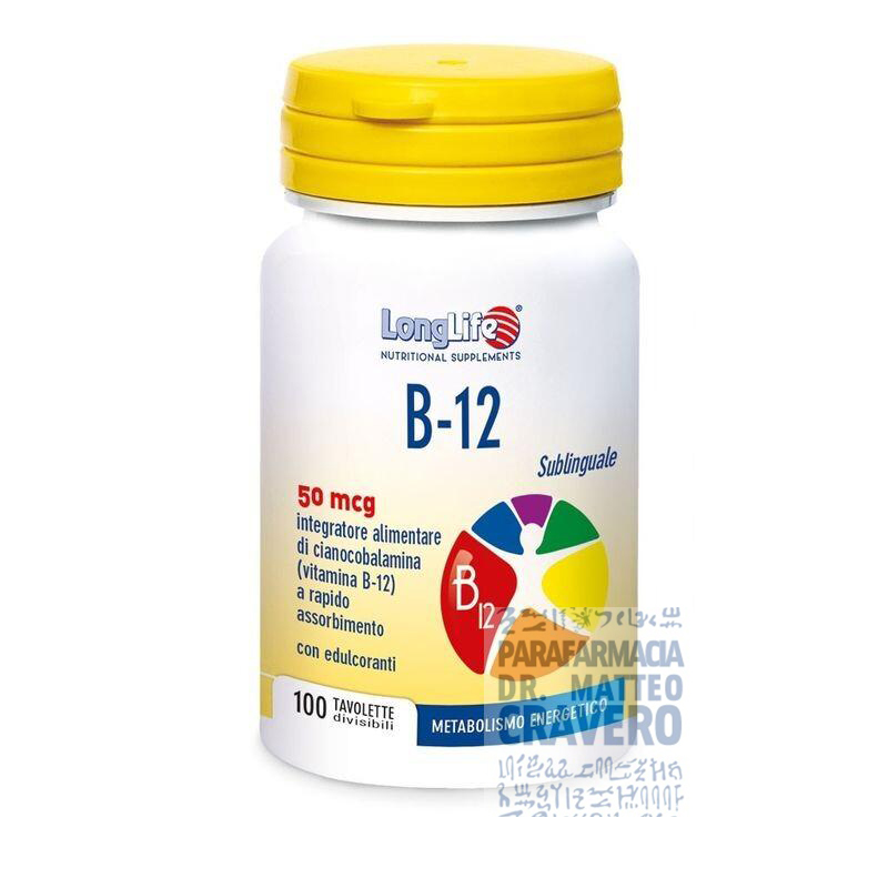 Longlife B12 50mcg Sublinguale
