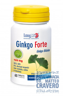 Longlife Ginkgo Forte 60 tavolette