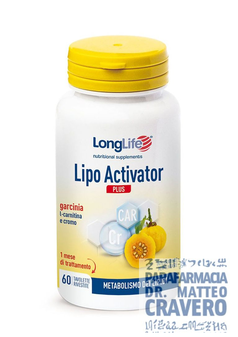 LONGLIFE LIPOACTIVATOR Plus 60 Tavolette