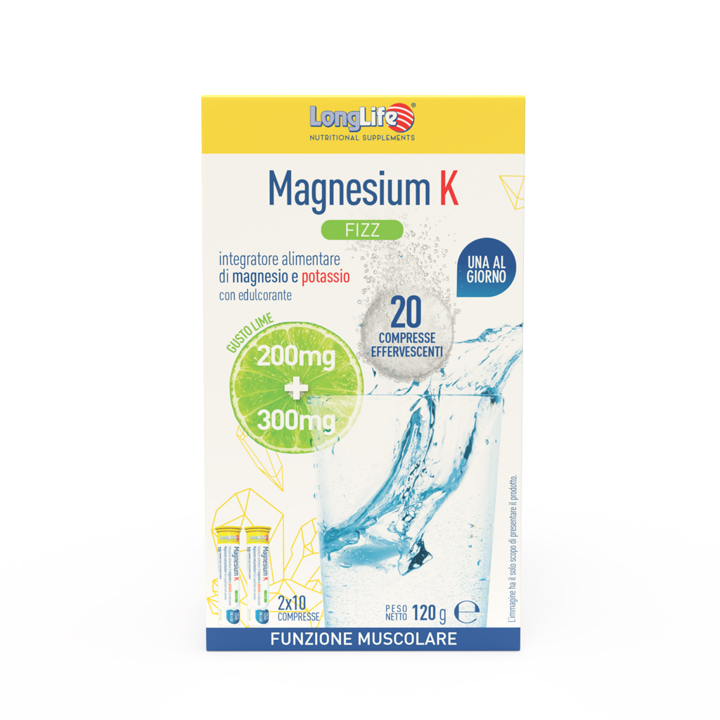 LONGLIFE MAGNESIUM K FIZZ 20 COMPRESSE