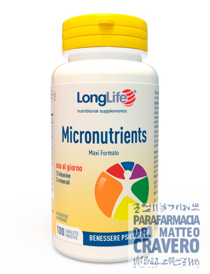 LONGLIFE MICRONUTRIENTS 100 Tavolette