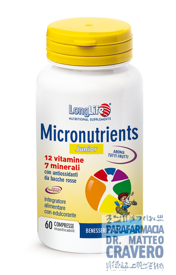 Longlife Micronutrients Junior 60 tavolette