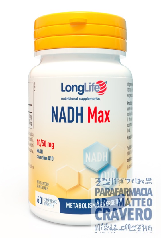 Longlife NADH MAX 60 COMPRESSE