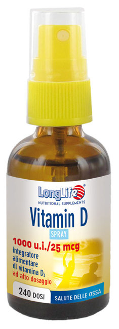 LONGLIFE VITAMIN D 1000 U.I. SPRAY