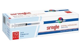 M-AID SIRINGHE VENIPU 2,5ML G23 10 pezzi