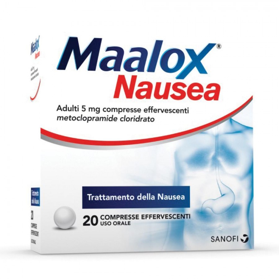 MAALOX NAUSEA 20 COMPRESSE EFFERVESCENTI 5MG