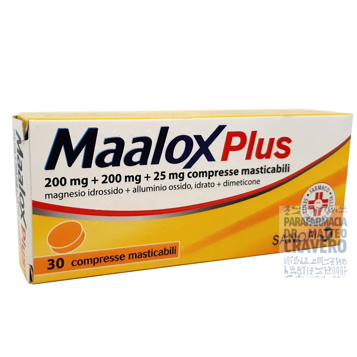 Maalox Plus 30 Compresse Masticabili € 8,07 prezzo Parafarmacia Cravero