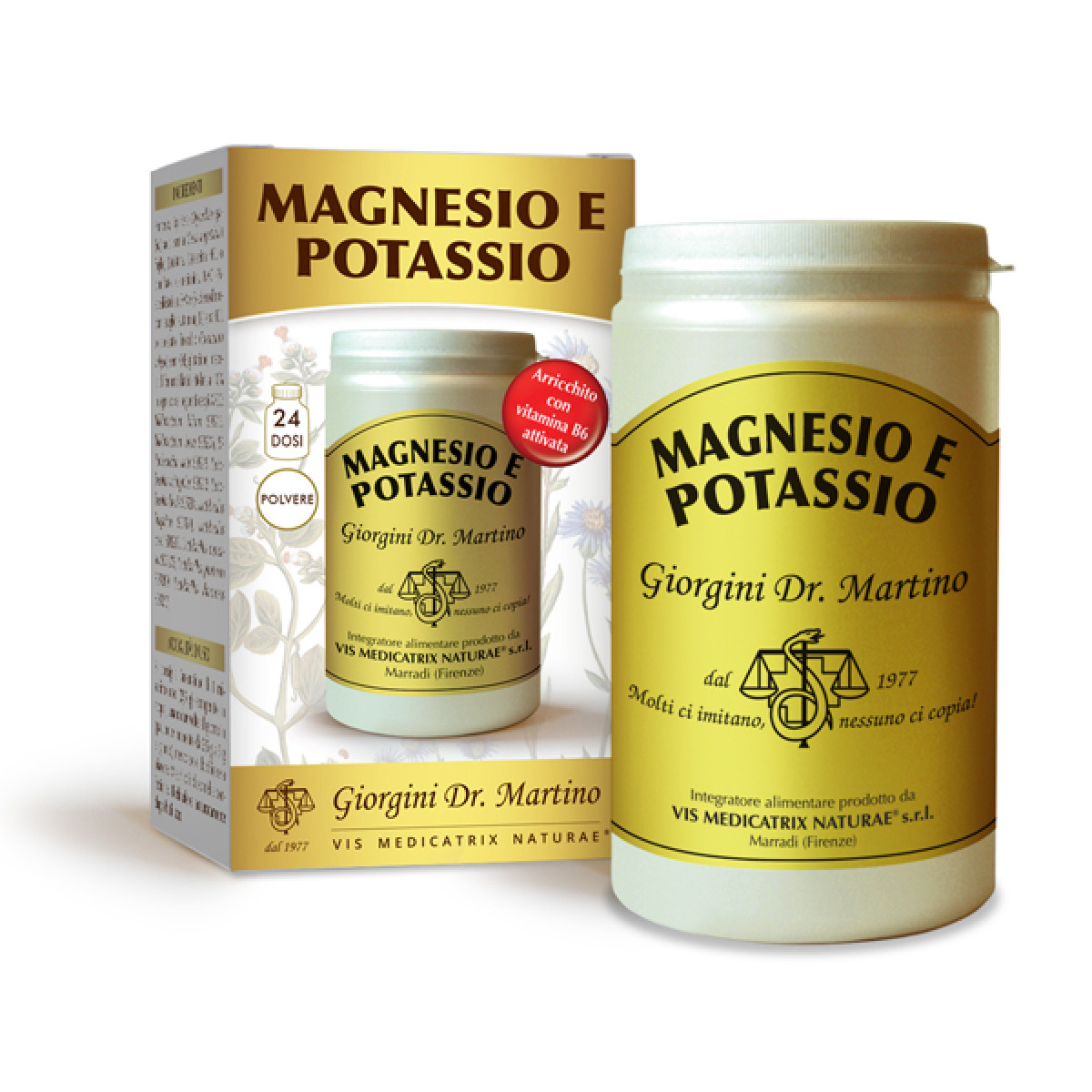MAGNESIO E POTASSIO POLVERE 180G