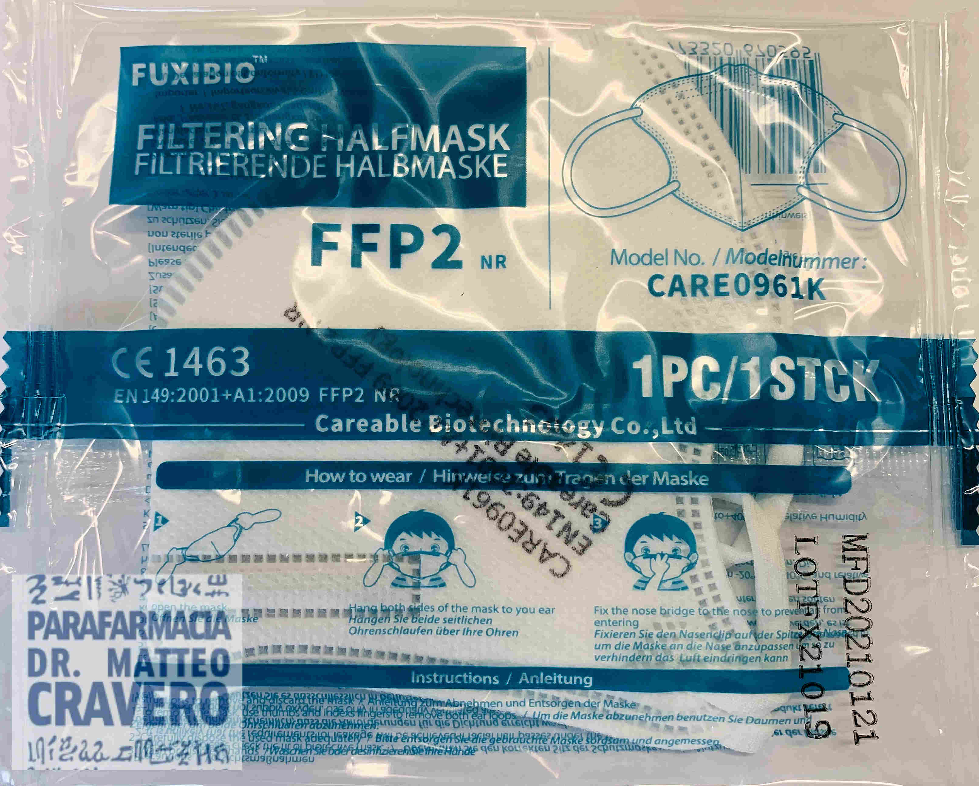 Mascherina FFP2 Bambino Small