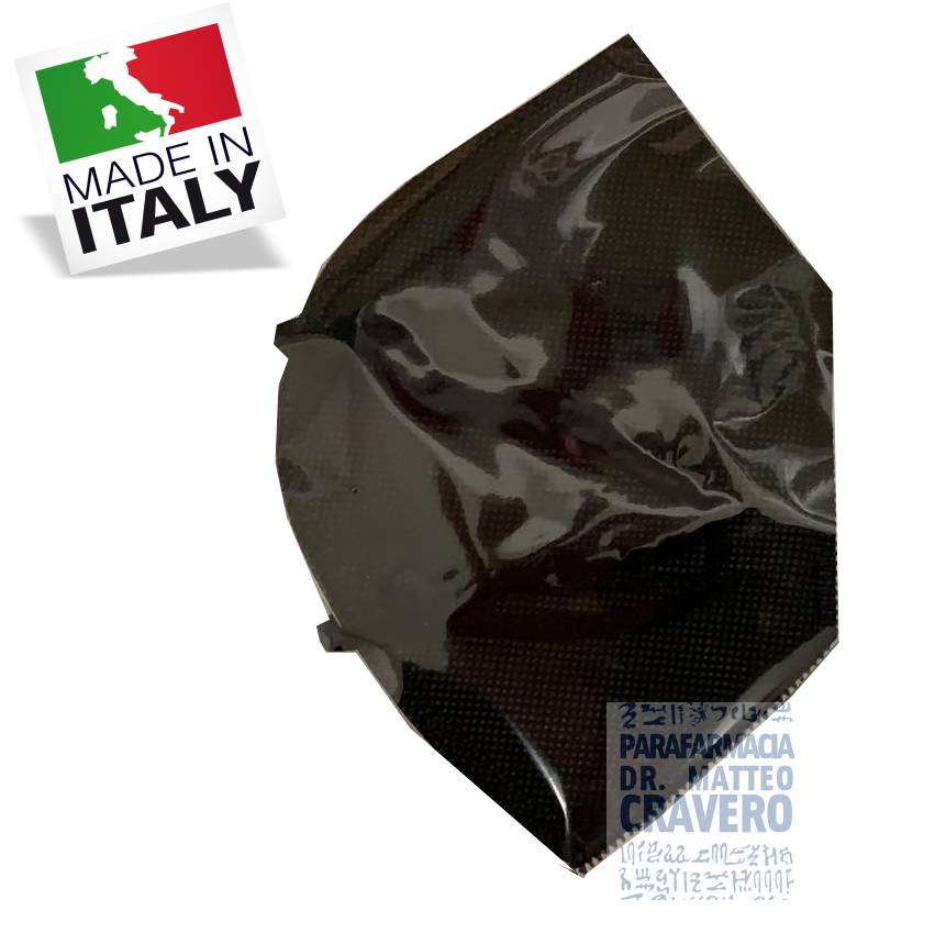 Mascherina ffp2 made in italy nera FEN5S