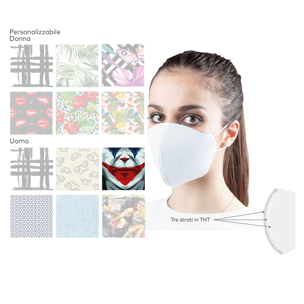 mascherina tnt sanificabile 20 volte joker M