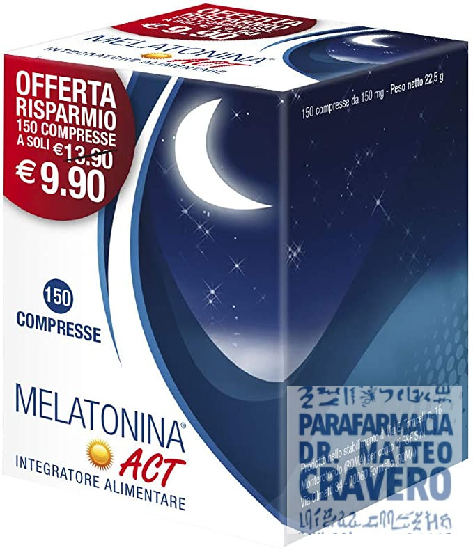 MELATONINA ACT 1MG 150 compresse