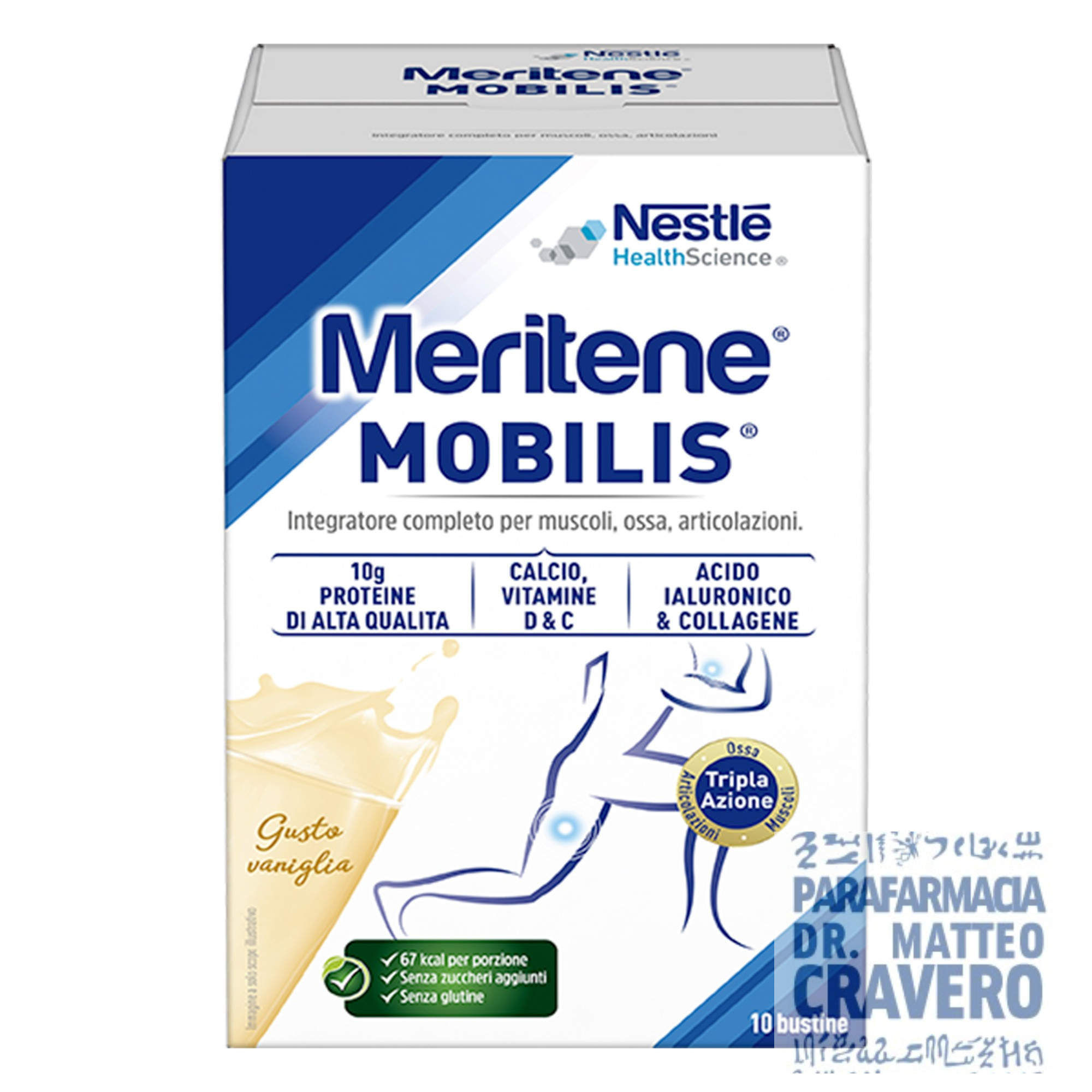 MERITENE MOBILIS VANIGLIA 10 BUSTE