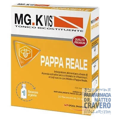 MGK VIS TONICO RICOSTITUENTE Pappa Reale 10 flaconcini