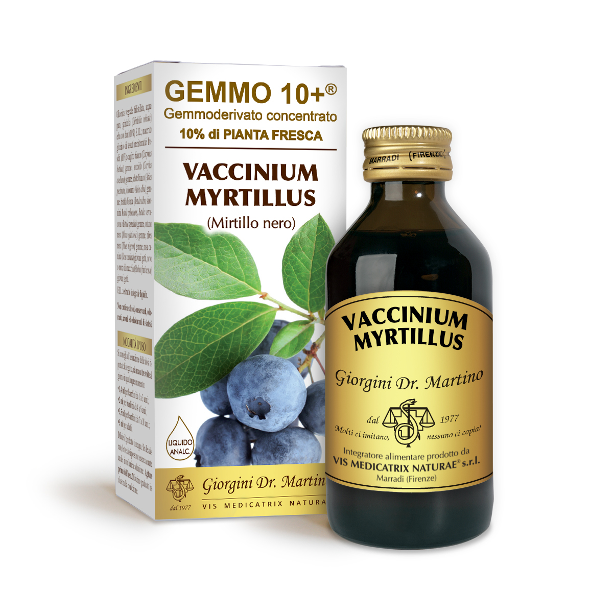 MIRTILLO NERO 100ml GEMMO+