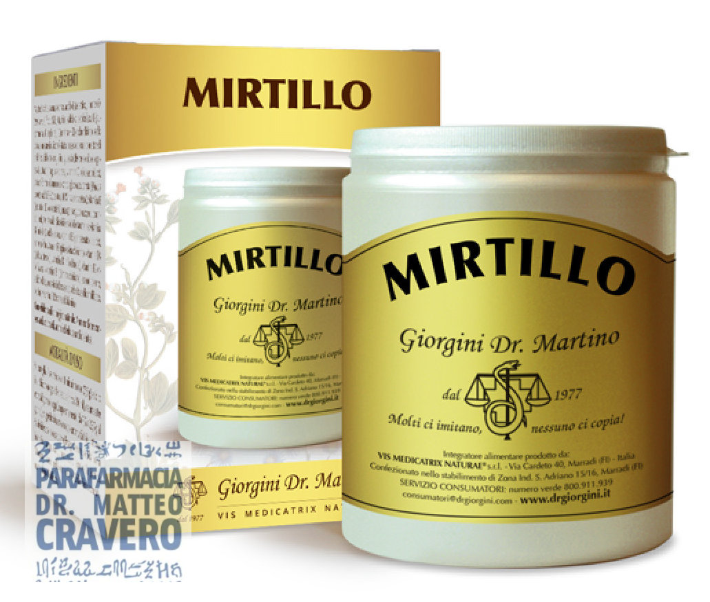 MIRTILLO POLVERE 360 Grammi