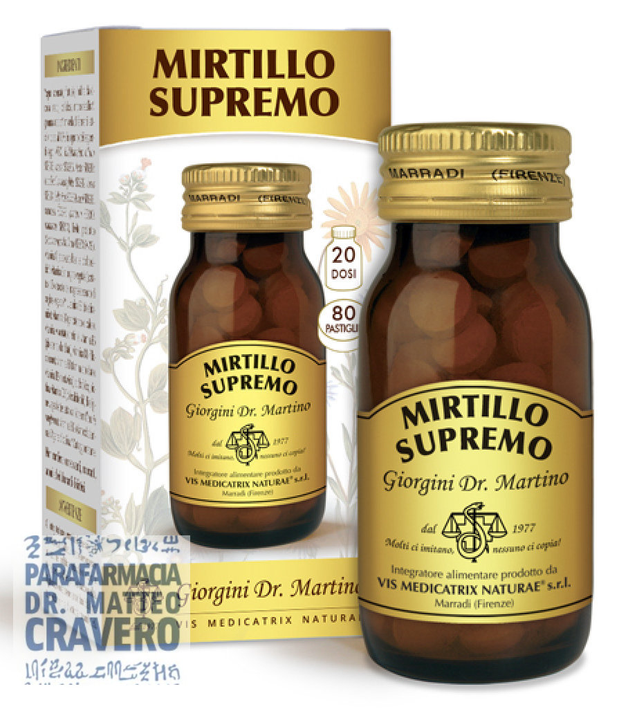 MIRTILLO SUPREMO 80 PASTIGLIE