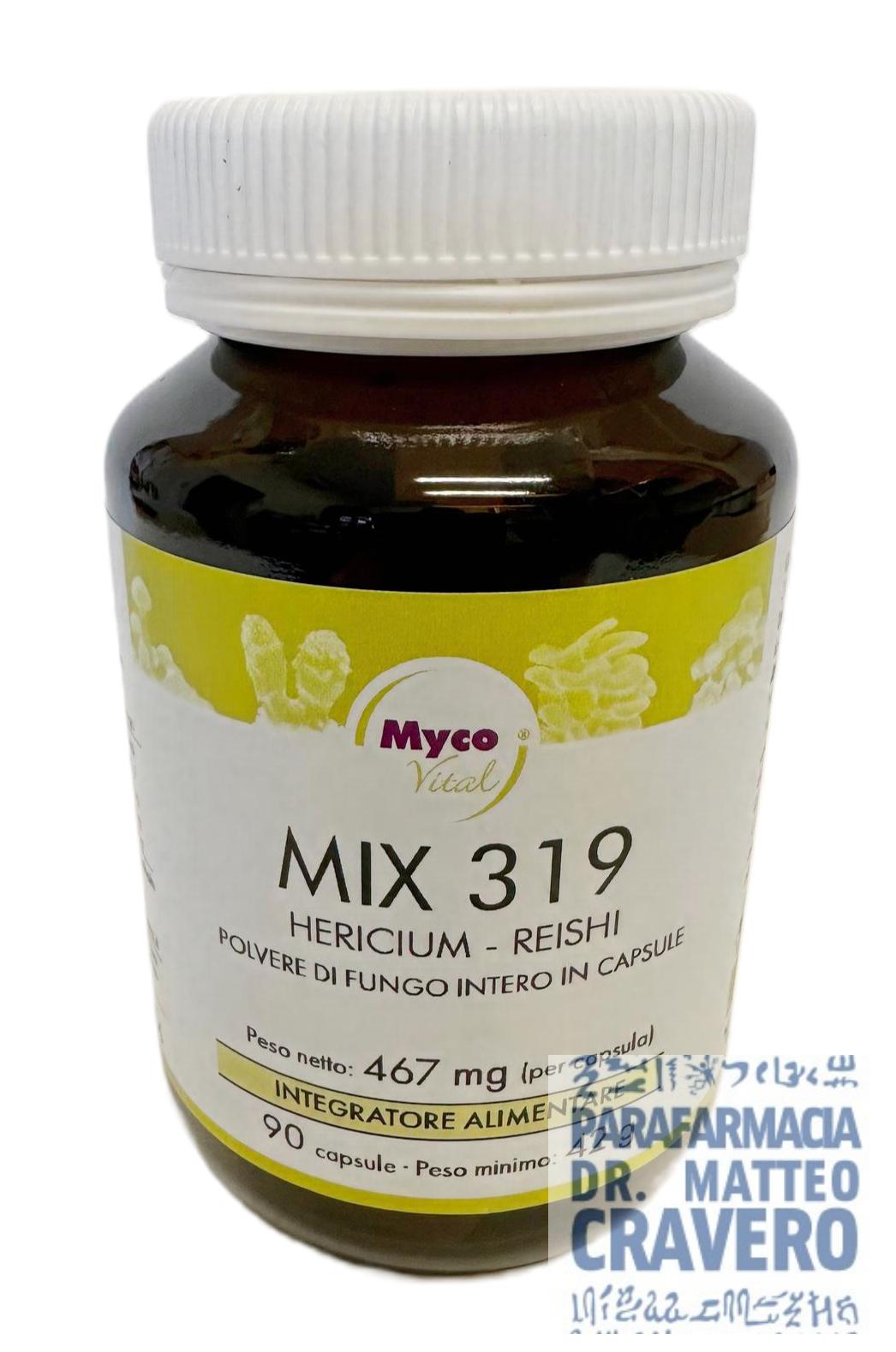 MIX 319 HERICIUM REISHI 90 CAPSULE FREELAND