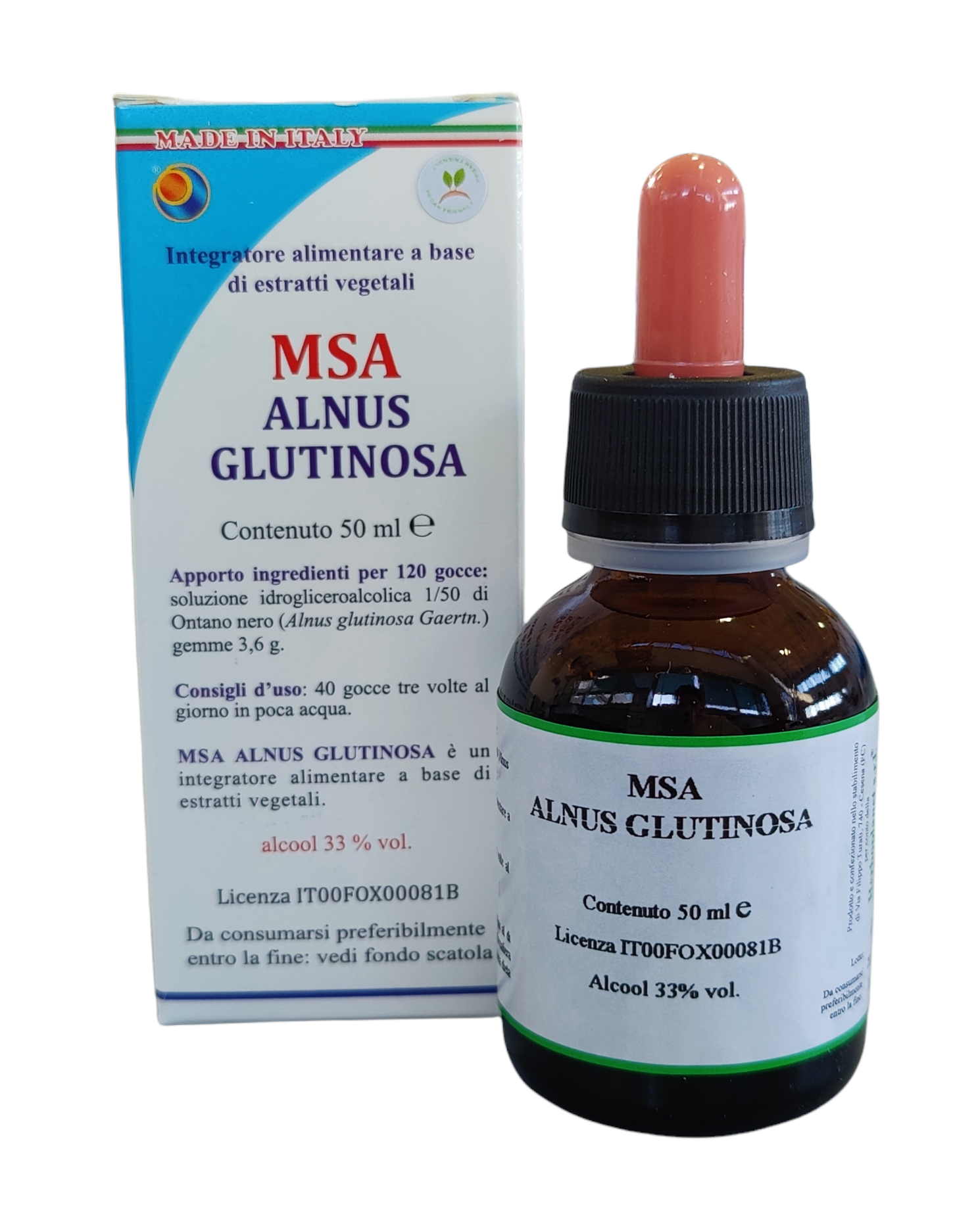 MSA  ALNUS GLUTINOSA 50ML