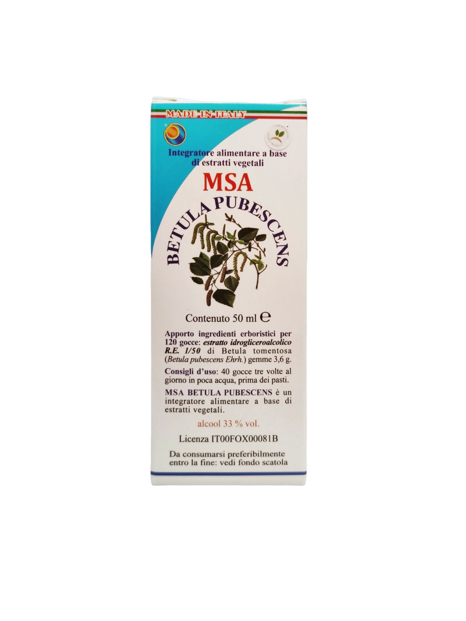 MSA BETULA PUBESCENS 50ML