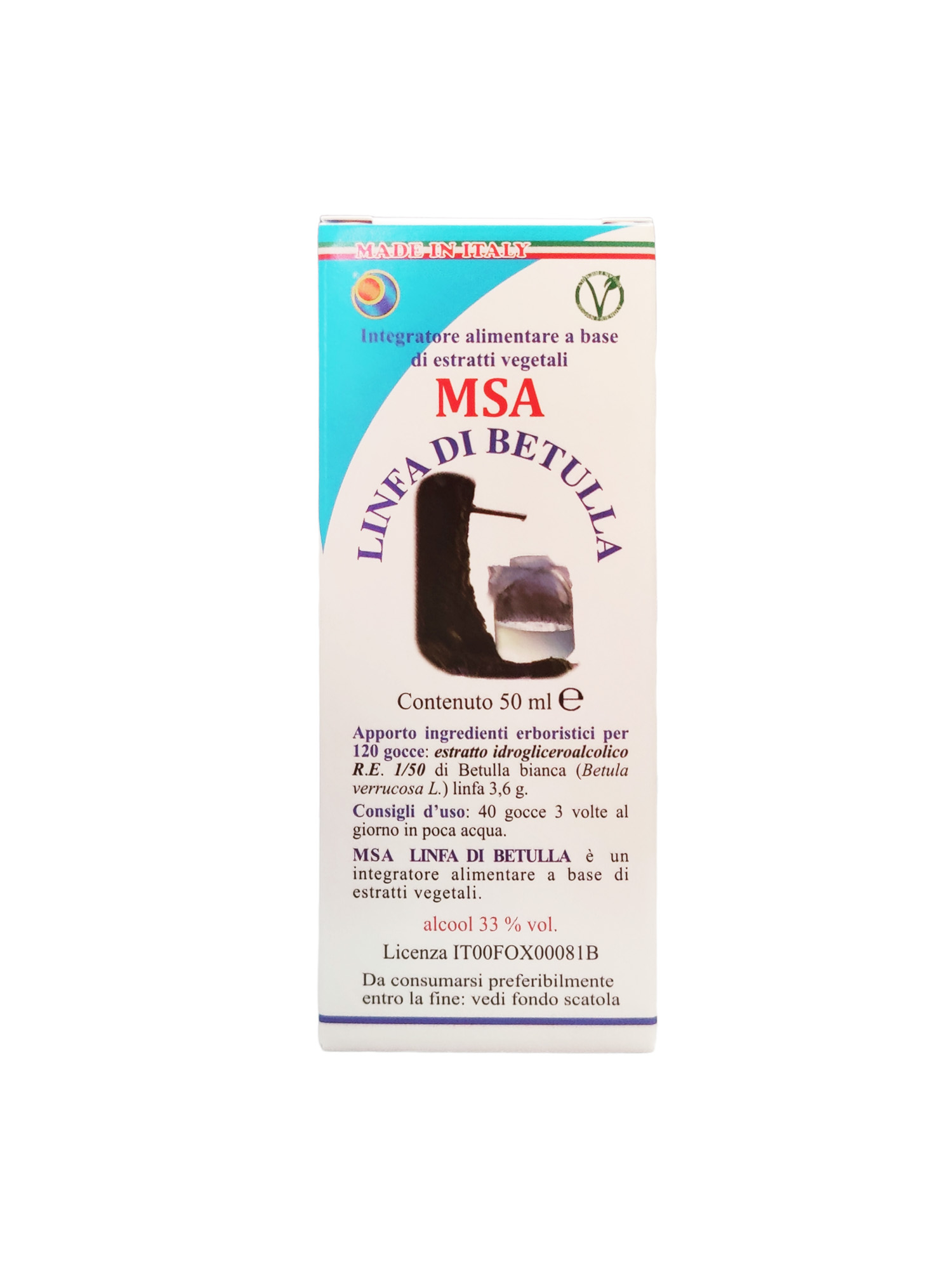 MSA LINFA BETULLA 50ML