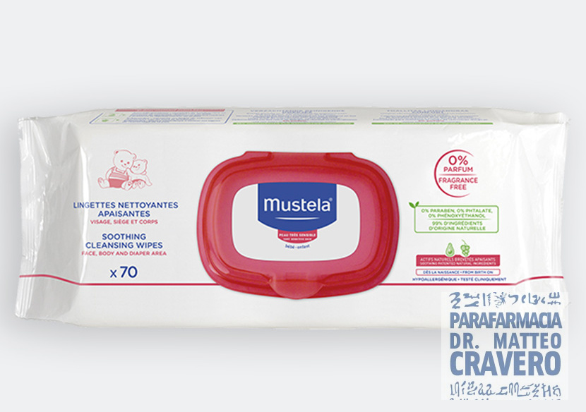 Mustela Salviette detergenti Lenitive Senza Profumo