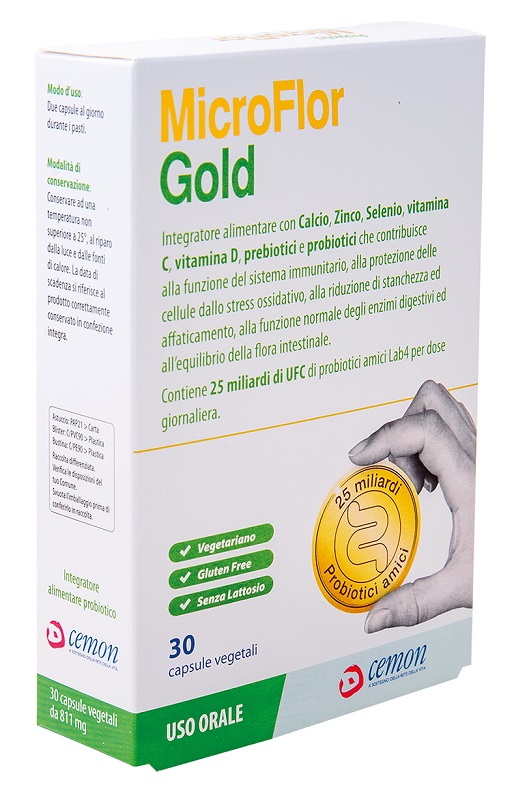 MICROFLOR GOLD 30 COMPRESSE VEGETALI