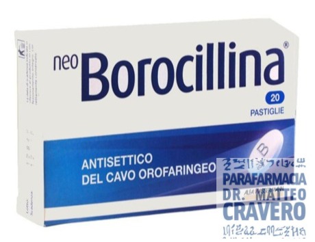 Neoborocillina 20 pastiglie 1,2+20mg