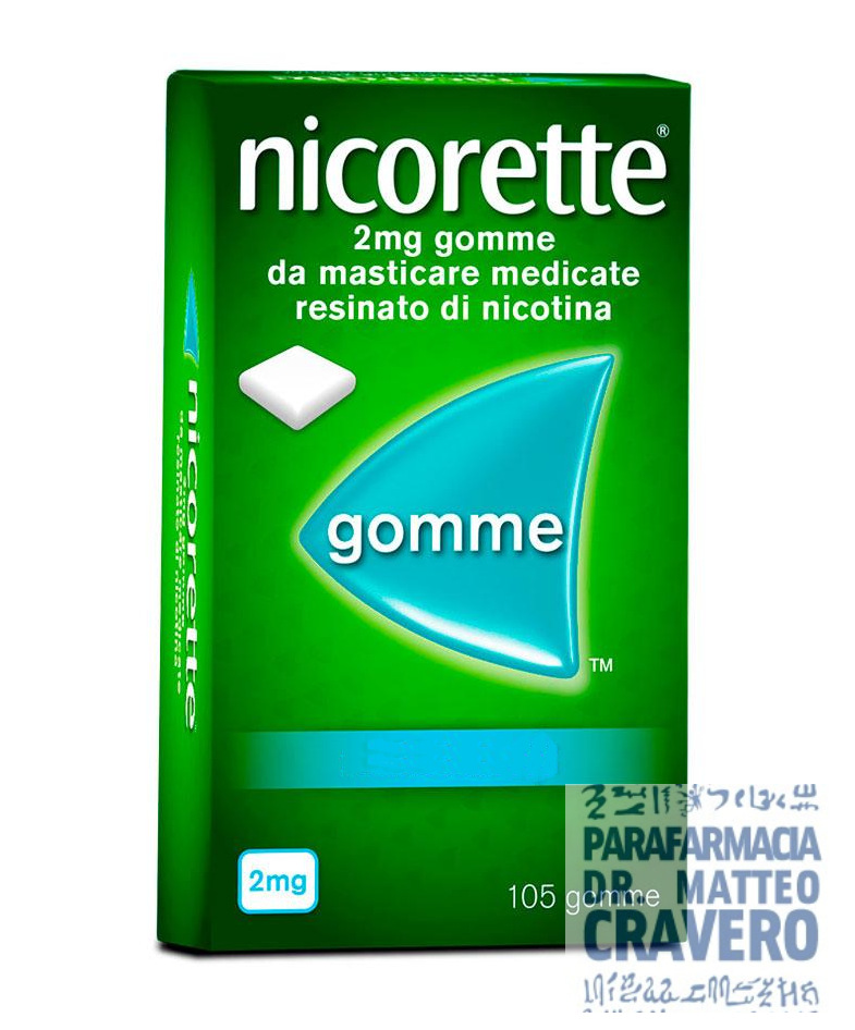 NICORETTE 105 GOMME MASTICABILI 2MG