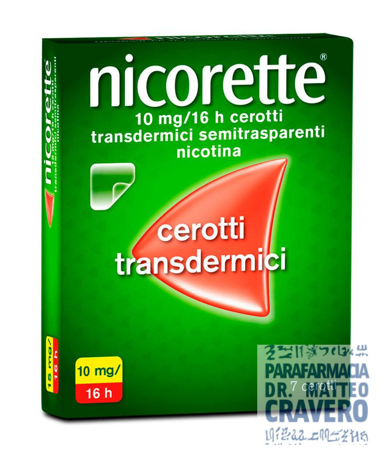 NICORETTE 7 CEROTTI TRANSDERMICI 10MG-16H