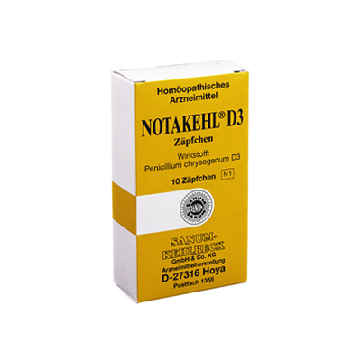 Notakehl D3 10 supposte 2 Grammi 