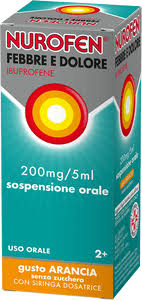 NUROFEN Febbre Dolore Bambini 200mg-5ml Arancia